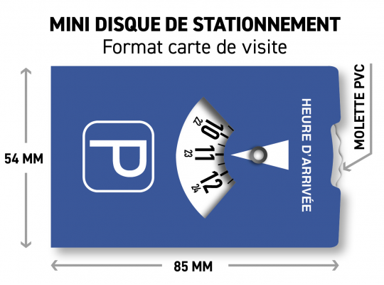 RECTO CARTE DE VISITE DISQUE DE STATIONNEMENT