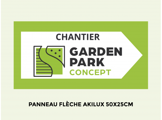 Panneau flèche Akilux